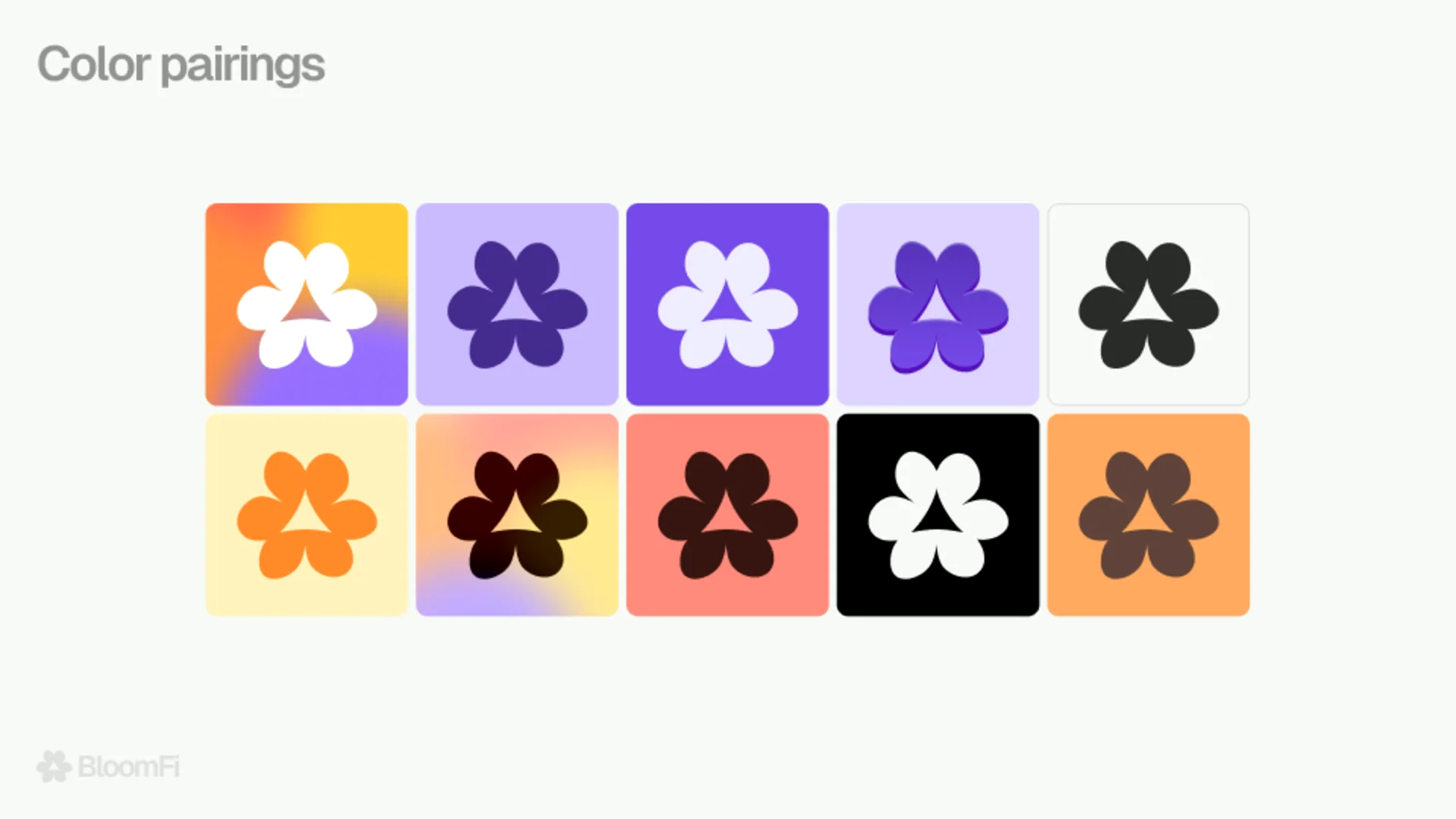 Bloomfi Branding 01 — work by Polify