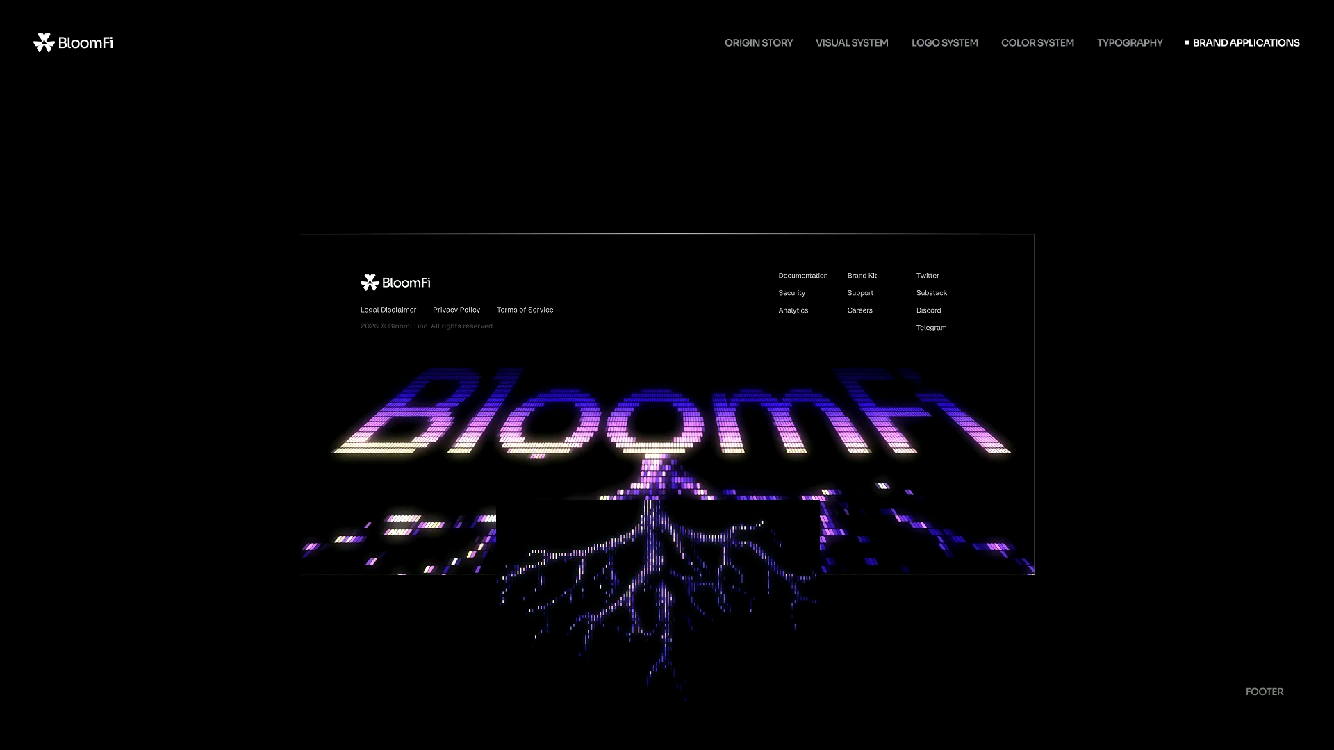 Bloomfi Branding 02 — work by Polify